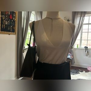 NWT saks 5th white halter